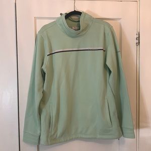 Fleece lined Columbia sportswear long sleeve/crew neck